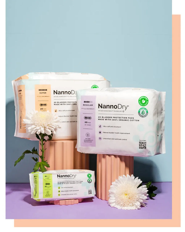 Paquetes de toallas NannoPad y NannoDry