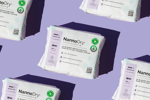 NannoDry Regular, toalla para pérdidas urinarias moderadas, paquete de 20
